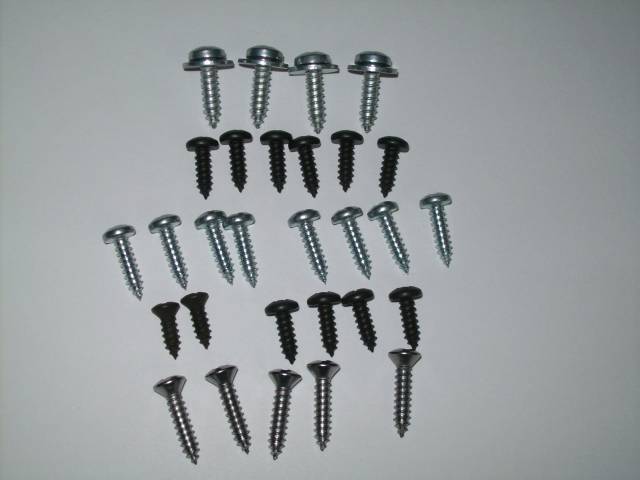 1000333 SCREW SET CONSOLE ASSEMBLY  E-BODY and 71-74 B BODY