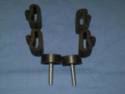 2024013 HOOD BUMPER KIT 71-74 A-BODY